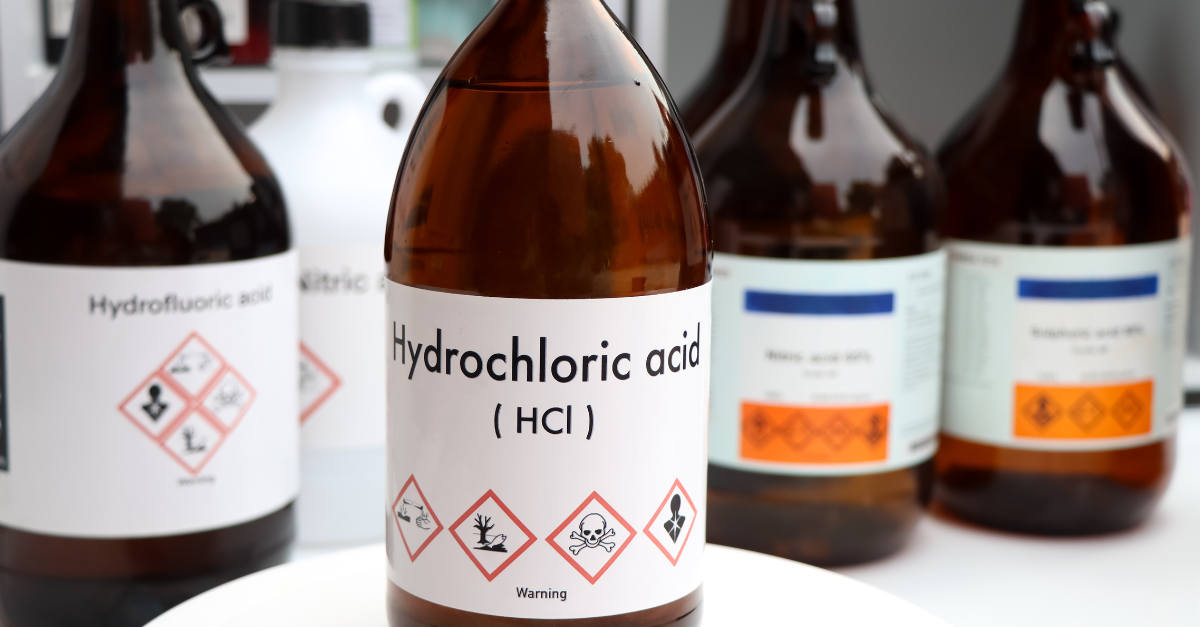 Hazardous liquid product label symbols